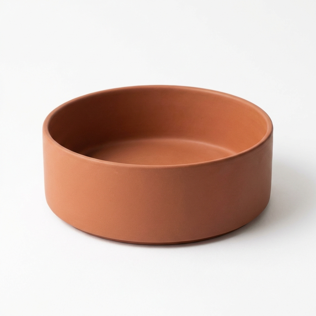 Human Bowl in Terracotta finish